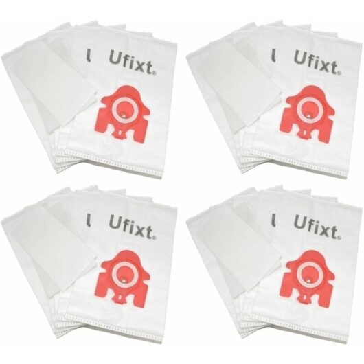 Ufixt - Fits Miele fjm 3D Efficiency Vacuum Cleaner Dust Bags 20 Pack + Filters