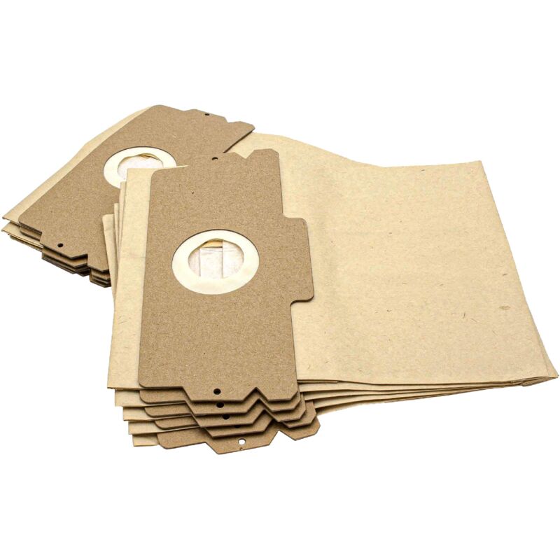 Vhbw - 10 paper hoover bags filter size 12/15 compatible with aeg Electrolux Vampyr 500 600 1100 2000 5000 6000 series and Comfort 1100E