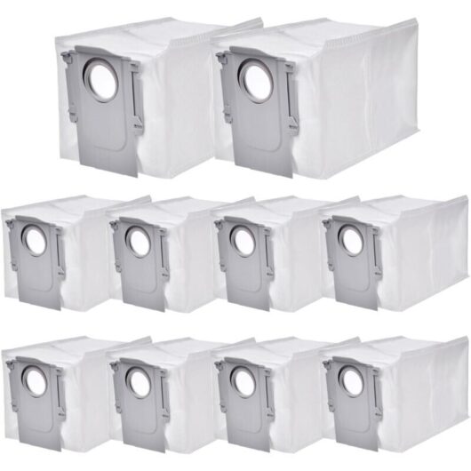 Vacuum Cleaner Bags for Roborock 10pcs Vacuum Cleaner Bags for Roborock Q Revo Accessories Robot Vacuum Cleaner Bags Dust Bags Large Capacity