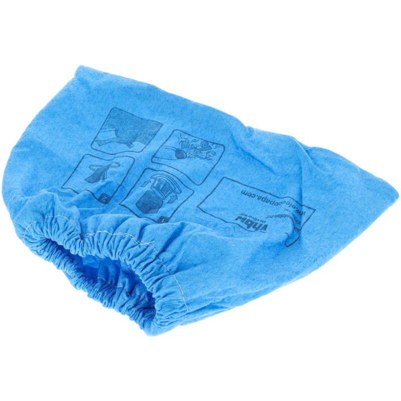 vhbw Textile Filter compatible with Einhell Inox NTS-1400, HPS-1300 Wet/Dry Vacuum Cleaner - Bag Washable Blue