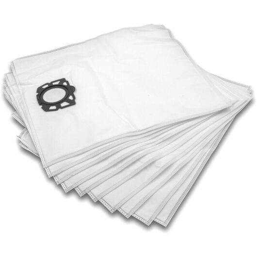 100x Vacuum Cleaner Bag compatible with Kärcher wd 4 Premium Renovation eu-i Vacuum Cleaner, Microfleece, 51 cm x 43 cm, White - Vhbw