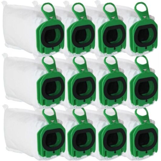 12 vacuum cleaner bags for Vorwerk Kobold VB100 vb 100, replacement vacuum cleaner bags for Vorwerk Kobold FP100 fp 100 Ymyny