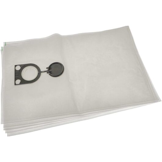vhbw 5x Vacuum Cleaner Bag compatible with Metabo ASR 35 ACP L/M/H Vacuum Cleaner, 42 cm x 34 cm, White