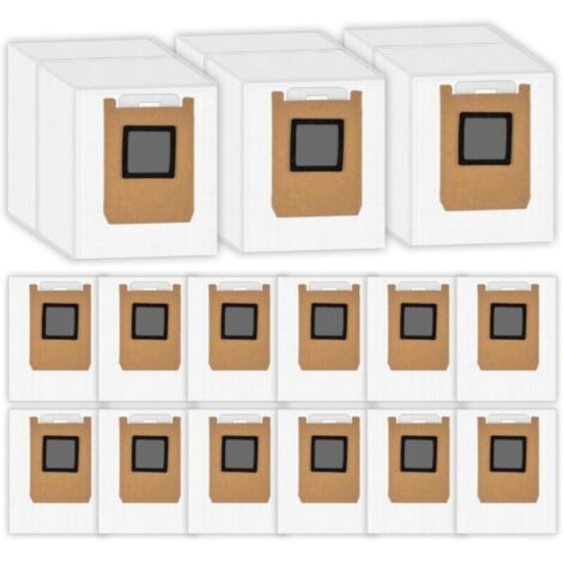 (15 pieces) E28 E25 replacement dust bags compatible with Eufy Omni E28/ E25 robot vacuum cleaner, dust bags, disposable