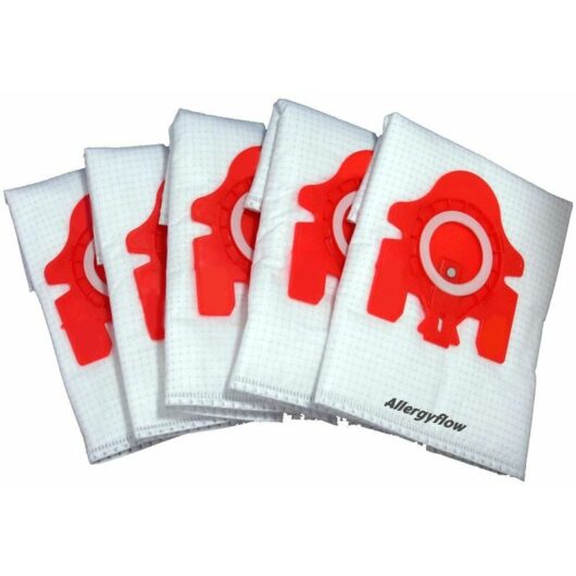 Pack of 5 fjm Bags For Miele S300 Microfibre Vacuum Cleaner Dust Bags