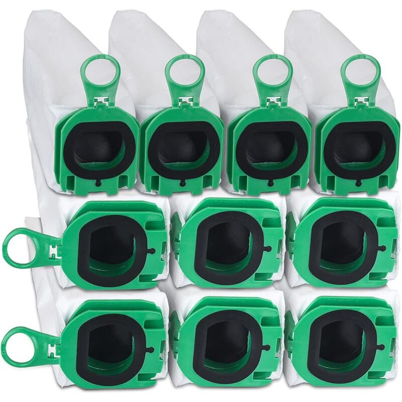 10 Pack Bags for Vorwerk Kobold VB100 VB 100 FP100 FP 100 Vacuum Cleaner, Replacement Dust Bags Kit