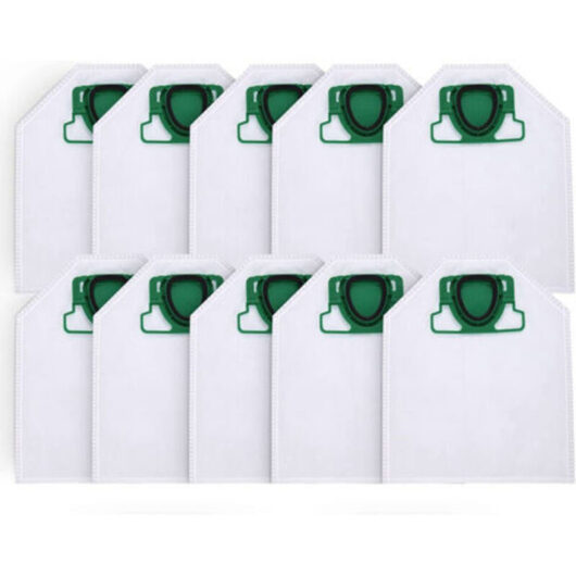 10 vacuum cleaner bags for Vorwerk Kobold VK200 FP200, premium 5-layer microfleece for allergy sufferers