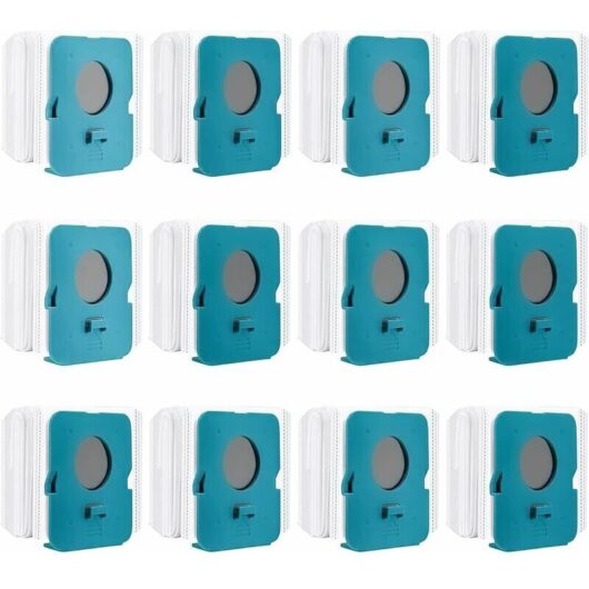 12 Pieces Clean Station Dust Bags for Samsung Bespoke Jet VCA-ADB95,VS20A95923W, Vacuum Cleaner Replacement Bags, Vacuum Cleaner Bags, Vacuum Cleaner
