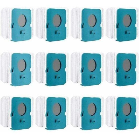 12-piece Clean Station dust bag set for Samsung Bespoke Jet VCA-ADB95, VS20A95923W, vacuum cleaner replacement bags, vacuum cleaner bags, vacuum