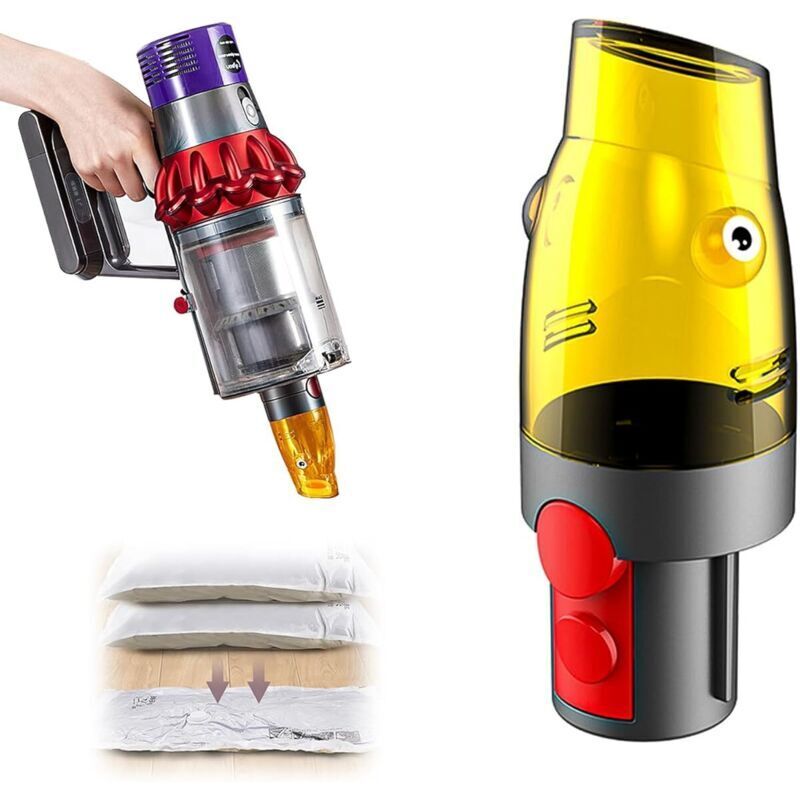 (130×55×60) Vacuum Cleaner Bag Suction Head, Vacuum Bag Adapter for Dyson Vacuum Cleaners