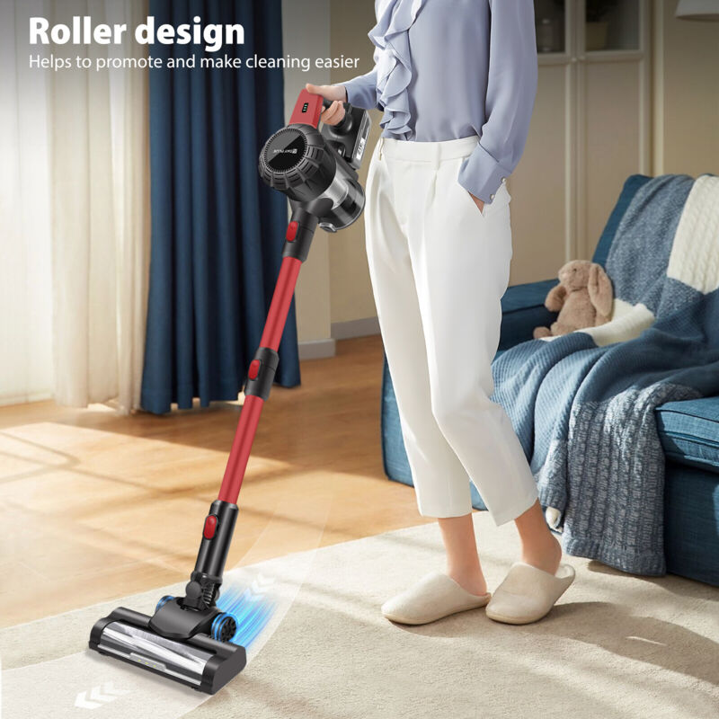 Dayplus - 6 in 1 Cordless Vacuum Cleaner Pet Hair Handheld Stick Vacuum Strong Suction Powerful