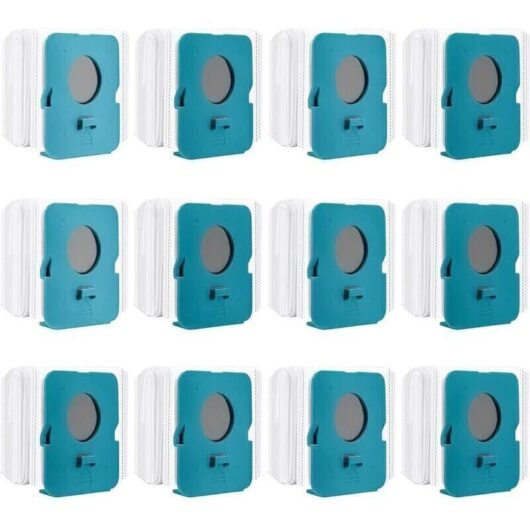 Pack of 12 Clean Station dust bags for Samsung bespoke VS20A95923W, vacuum cleaner replacement bags, vacuum cleaner bags, vacuum cleaner accessories
