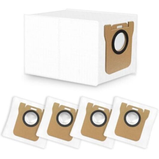 Pack of 5 Vacuum Cleaner Bags, 2.5 L Large Capacity Accessories, for Xiaomi X10/X20/L10/M40 Robot Vacuum