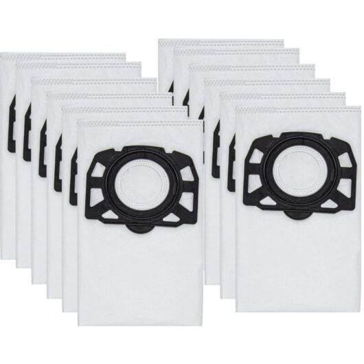 Vacuum cleaner filter bags with wadding, new range KWD1, KWD2, KWD3, WD2 Plus, WD3 (pack of 12)