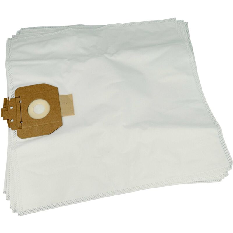 vhbw 5x Vacuum Cleaner Bag Replacement for Diversey 7514886, 7514803 for Vacuum Cleaner, Microfleece, 43 cm x 41 cm, White