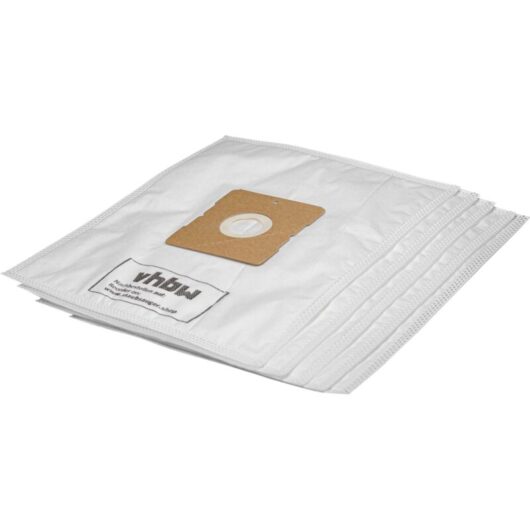 vhbw 5x Vacuum Cleaner Bag compatible with Tip Top BSA 1600 Electronic Vacuum Cleaner, 32 cm x 27 cm, White